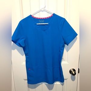 Heartsoul medium Pitter-Patter design scrub top